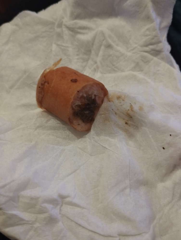 Giftköder-Wurststück mit Paste-Profilbild