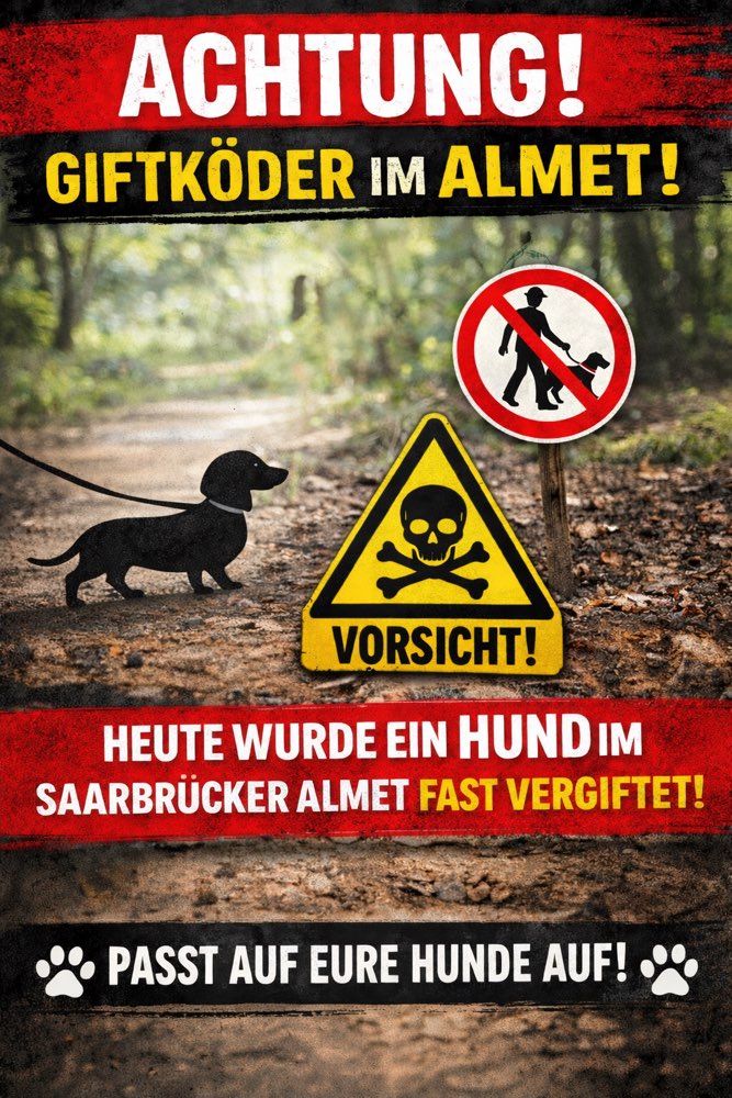 Giftköder-Giftköder im Saarbrücker Almet-Profilbild