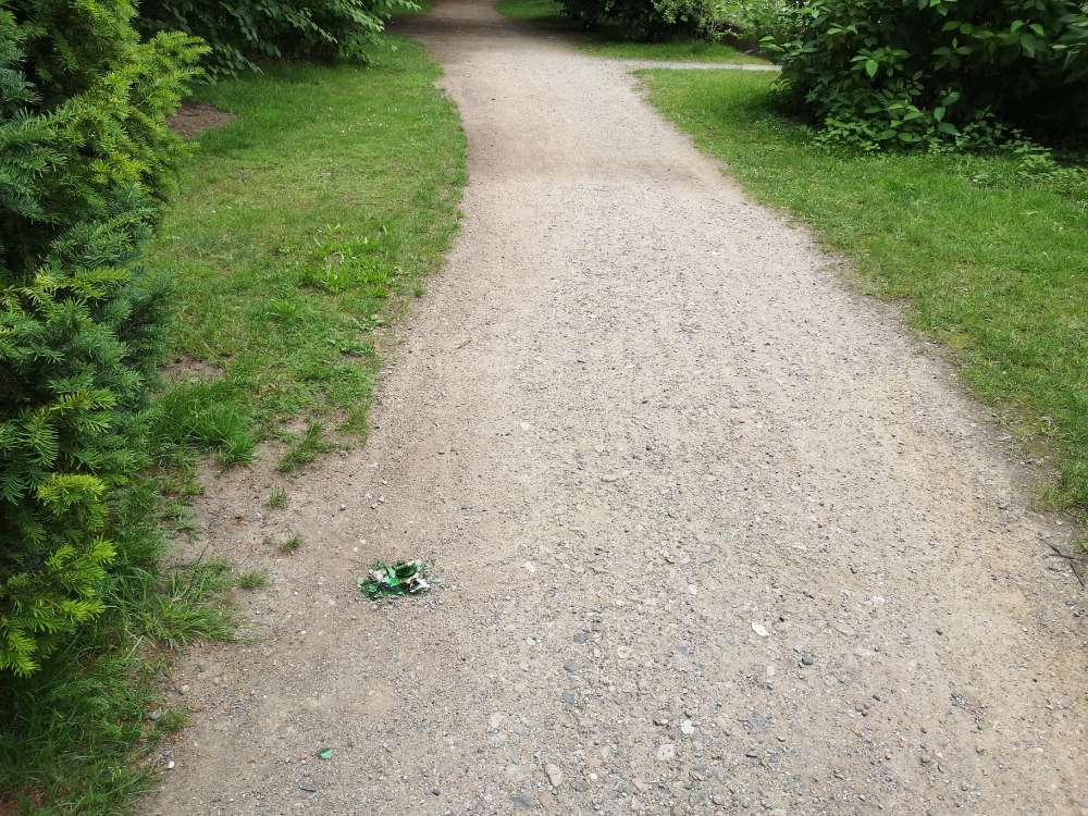 Giftköder-Glassplitter auf dem Weg-Profilbild
