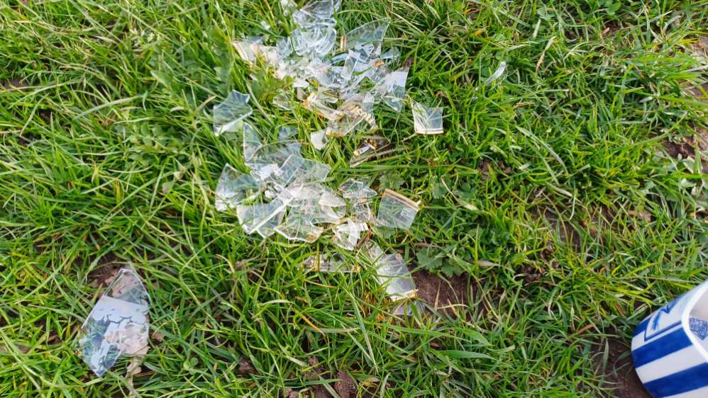 Giftköder-Kleiner Hügel zerstossenes Glas-Profilbild