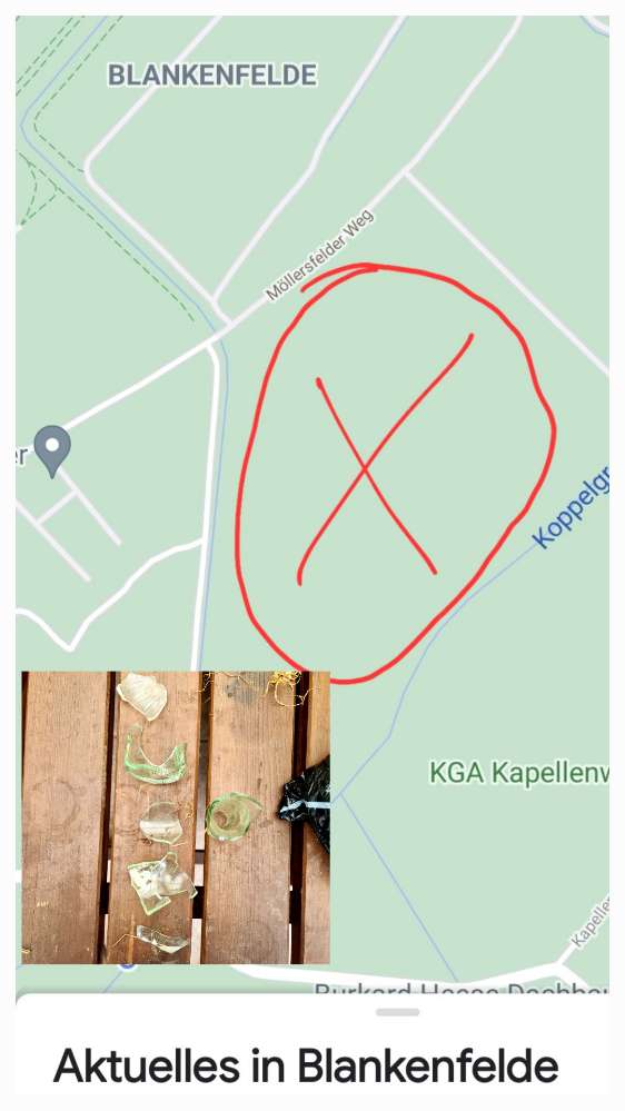 Giftköder-Glas mit Spitze nach oben eingebuddelt-Profilbild