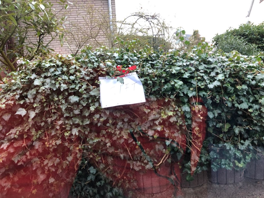 Giftköder-Schilder mit "Gift"-Profilbild