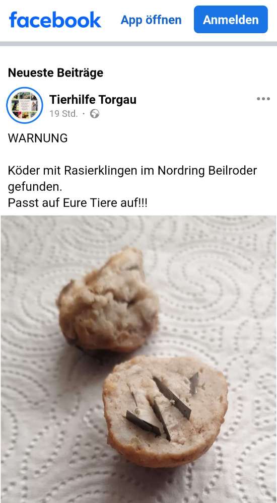 Giftköder-Achtung! Gefahr! Rasierklingen!-Profilbild