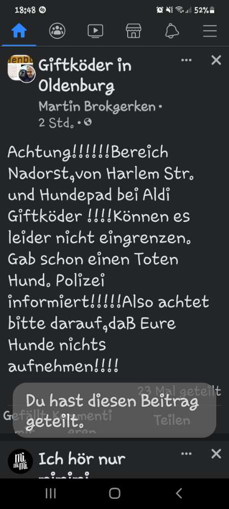 Giftköder-Giftköder Raum Nadorsterstr. / Aldi-Profilbild
