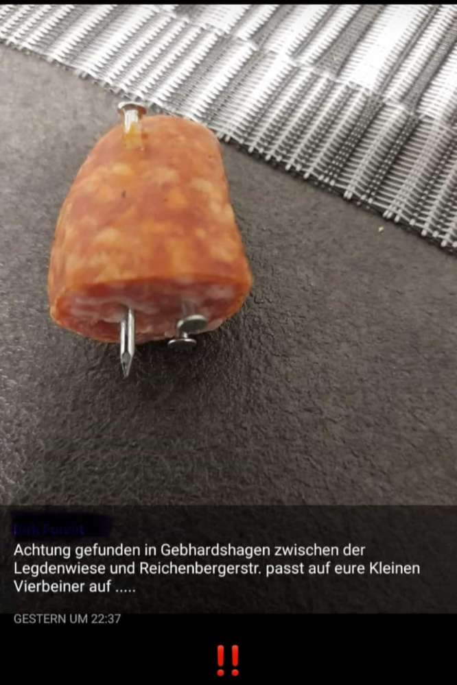 Giftköder-Mettwurst mit Nägeln gespickt-Profilbild