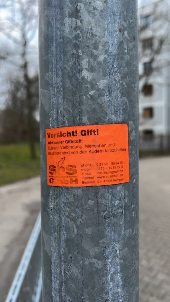 Giftköder-Rattengift auf LVR Gelände-Profilbild