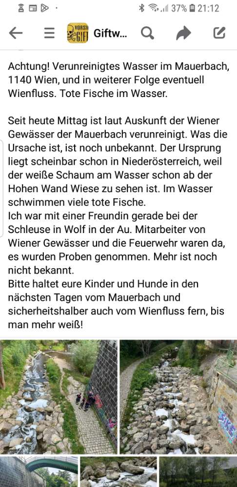 Giftköder-Verunreinigtes Wasser-Profilbild
