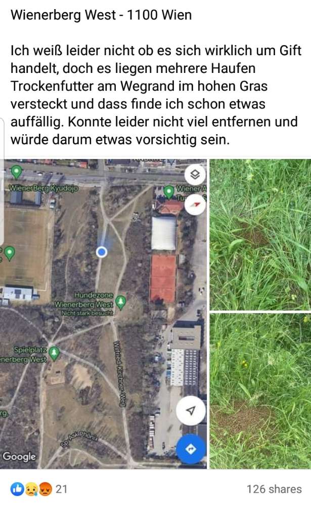 Giftköder-Verstreutes Hundefutter-Profilbild
