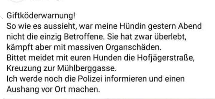Giftköder-Hunde wurden vergiftet-Profilbild