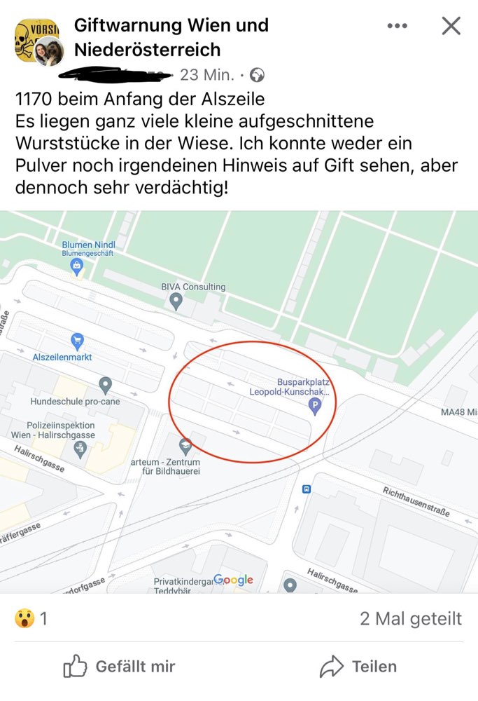 Giftköder-Giftköder - Wurststücke in der Wiese-Profilbild