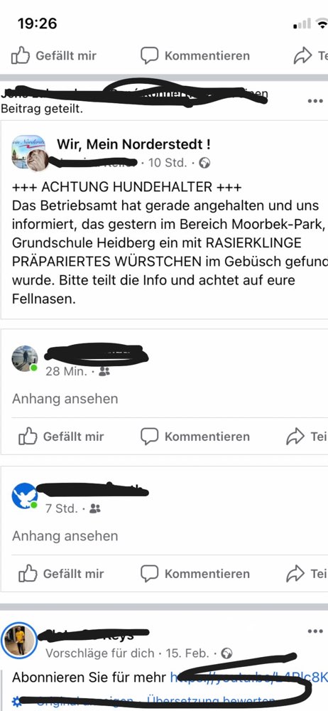 Giftköder-RASIERKLINGE IN PRÄPARIERTEN WÜRSTCHEN-Profilbild