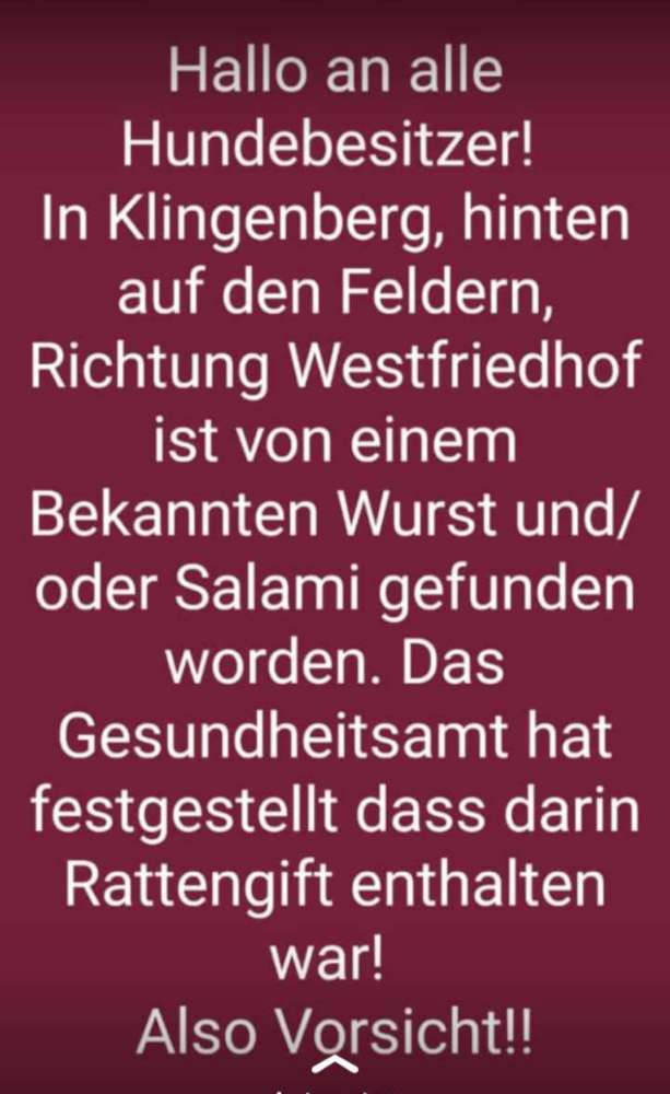 Giftköder-Gifrköder in Klingenberg-Profilbild