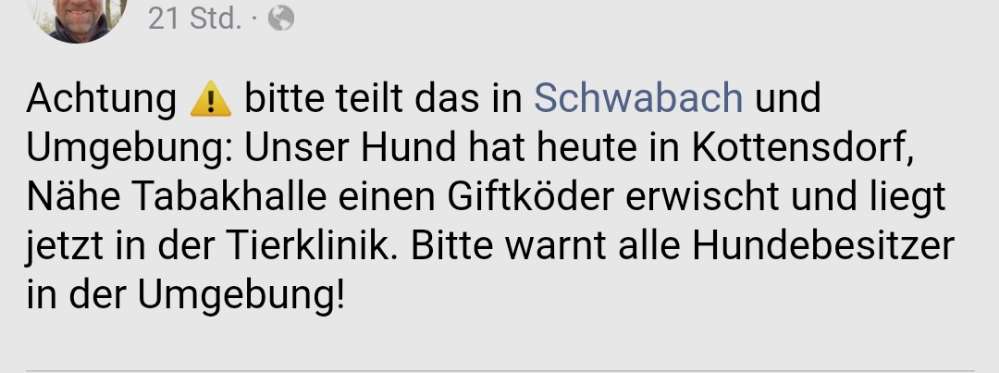 Giftköder-Giftköder Kottensdorf, Tabakhalle-Profilbild