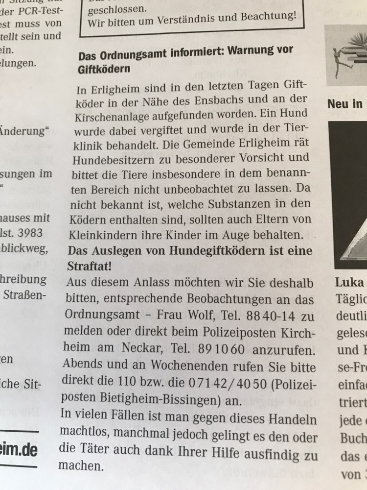 Giftköder-Giftköder in Erligheim-Profilbild