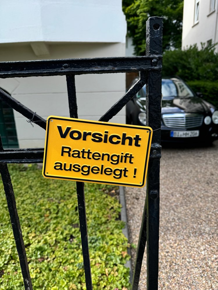 Giftköder-"Vorsicht, Rattengift ausgelegt!"-Profilbild