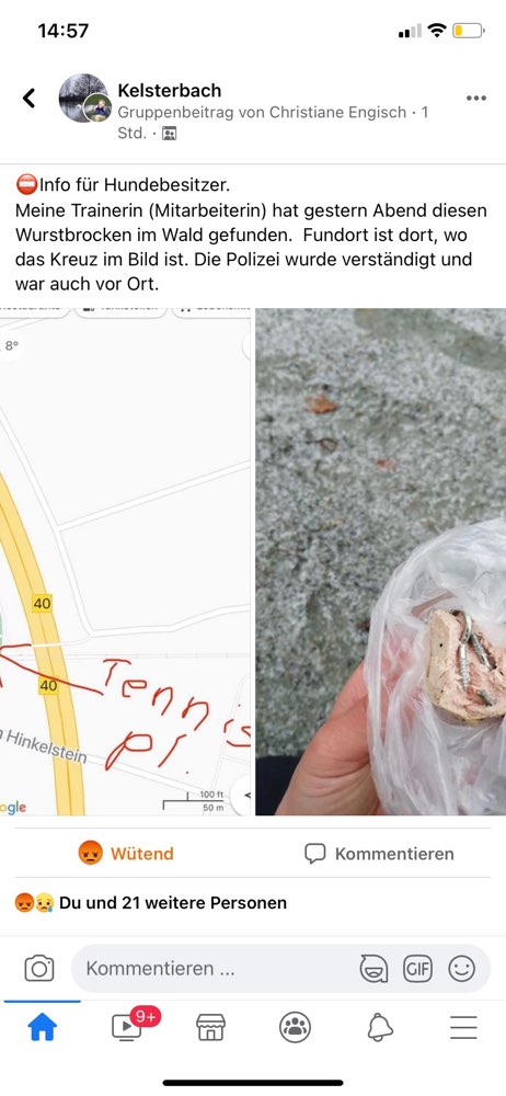 Giftköder-Fleischköder mit Schrauben gefüllt-Profilbild