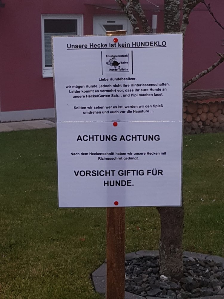 Giftköder-Rizinusschrot in Hecke!-Profilbild