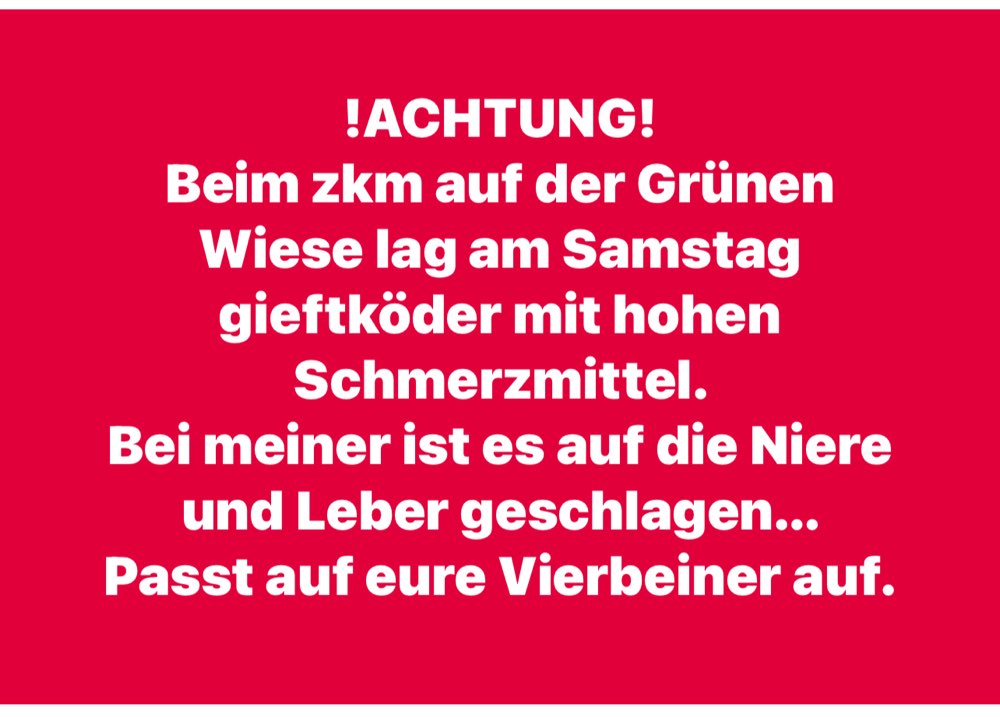 Giftköder-Giftköder auf der Wiese-Profilbild