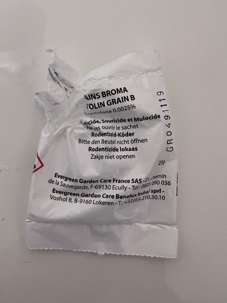 Giftköder-Leeres Tütchen eines Rattengiftköders-Profilbild