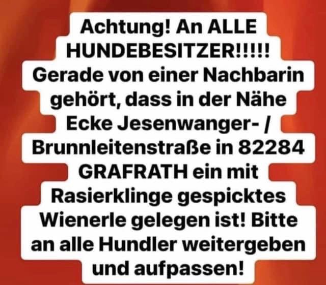 Giftköder-Mit Rasierklingen gespickte Wiener-Profilbild