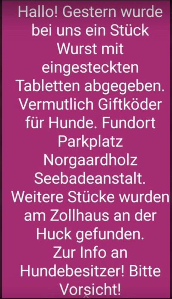 Giftköder-Wurst mit eingesteckten Tabletten-Profilbild