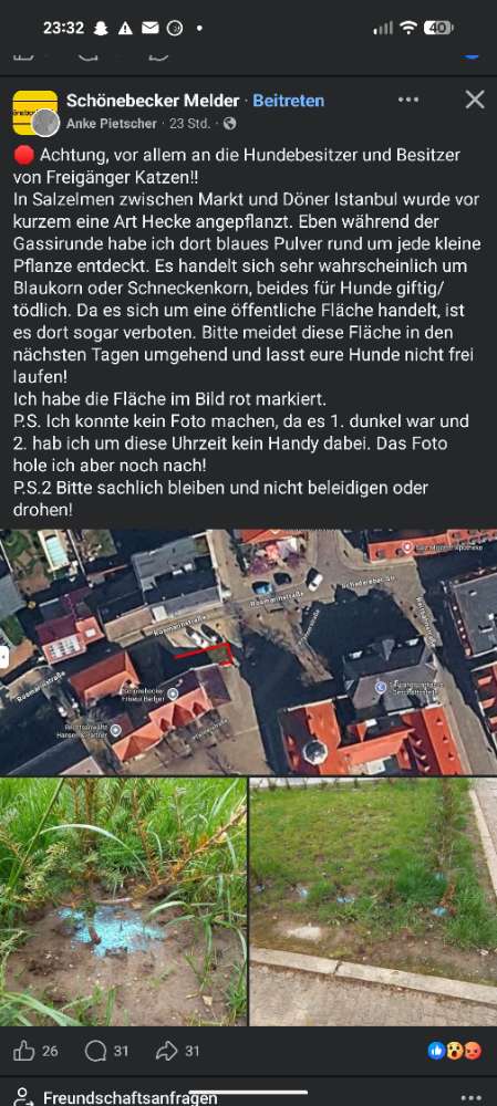 Giftköder-Schneckenkorn/Blaukorn ausgelegt-Profilbild