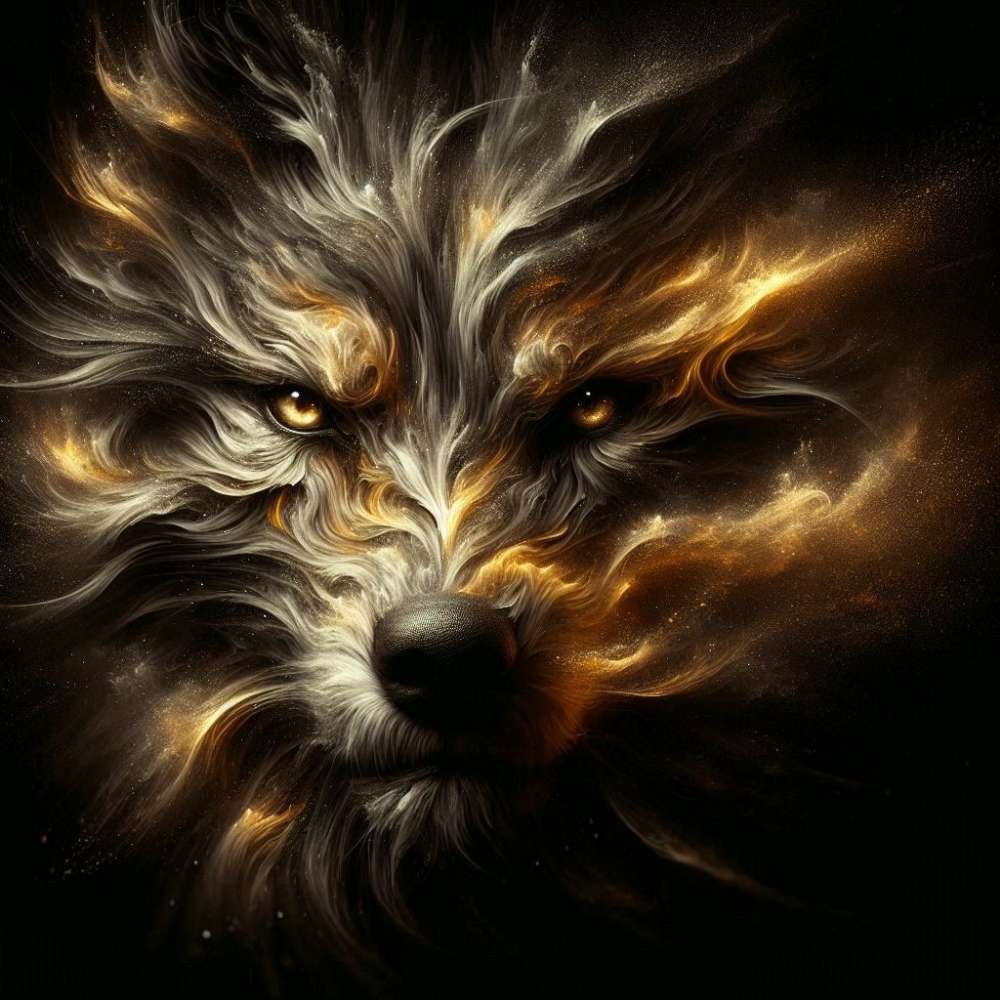 KI Wettbewerb "einfach so" wilder Ausdruck im Portrait Banner