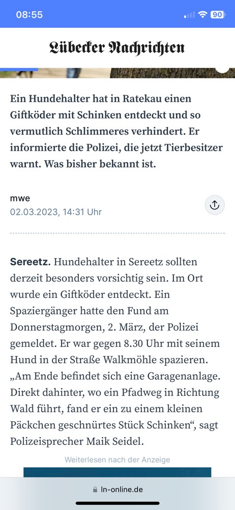 Giftköder-Zeitung informiert über Giftköder-Profilbild