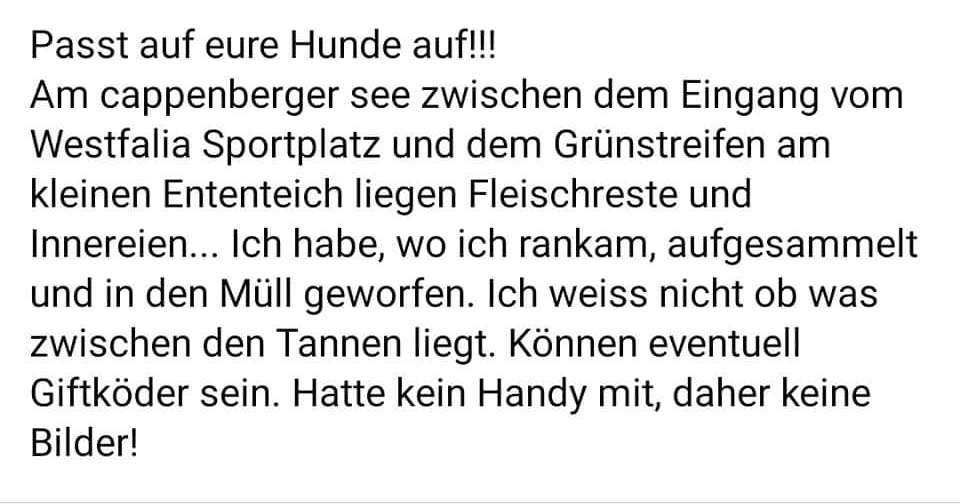 Giftköder-Fleich am Cappenberger See-Profilbild