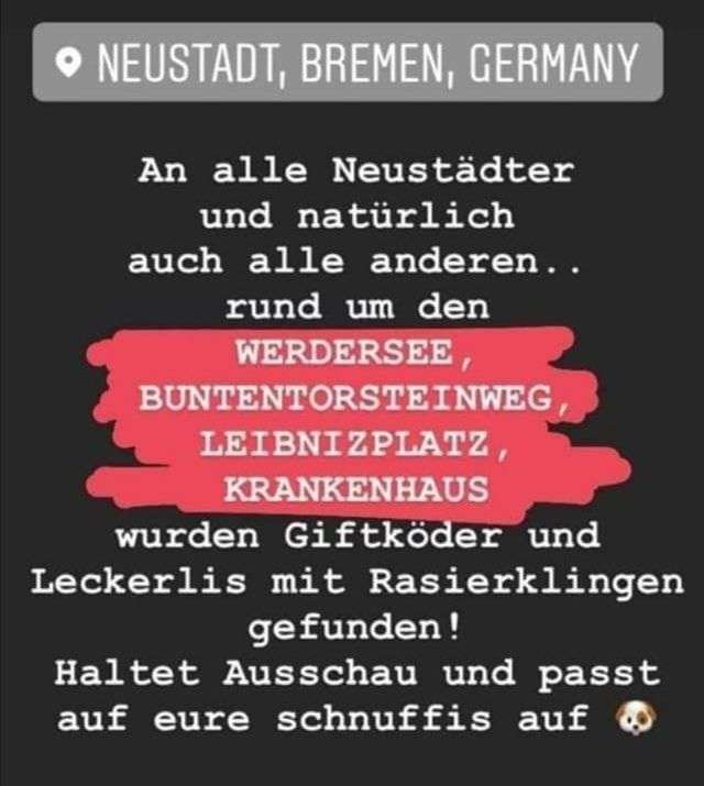 Giftköder-Giftköder und lecklies mit Rasierklingen-Profilbild