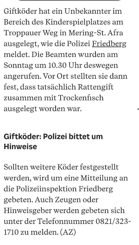Giftköder-Giftköder Mering-St. AFRA-Profilbild