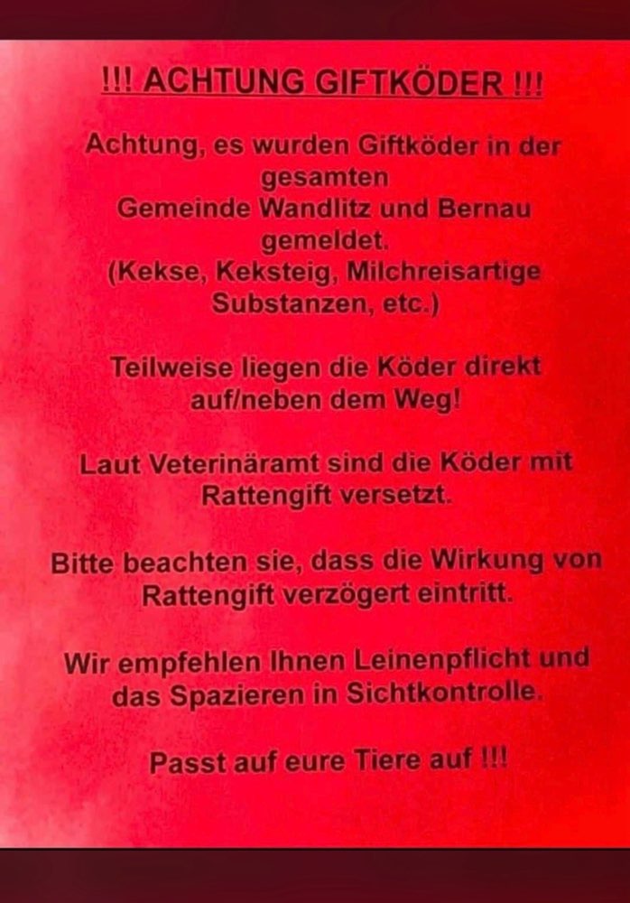 Giftköder-Passt auf eure Tiere auf!!!-Profilbild