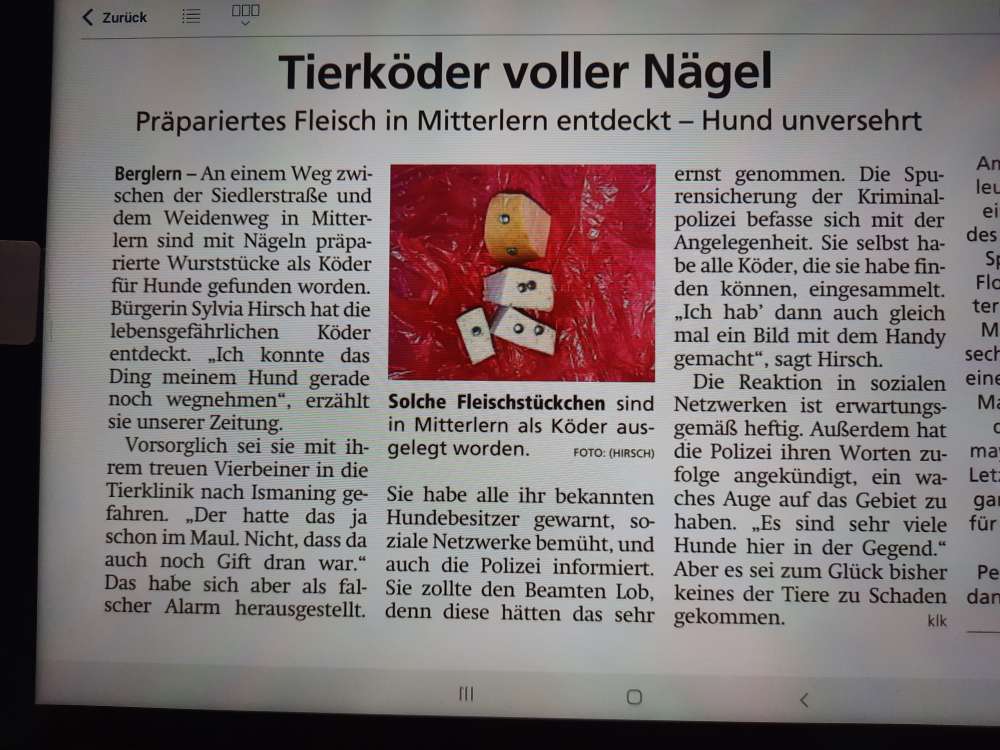 Giftköder-Tierköder voller Nägel-Profilbild