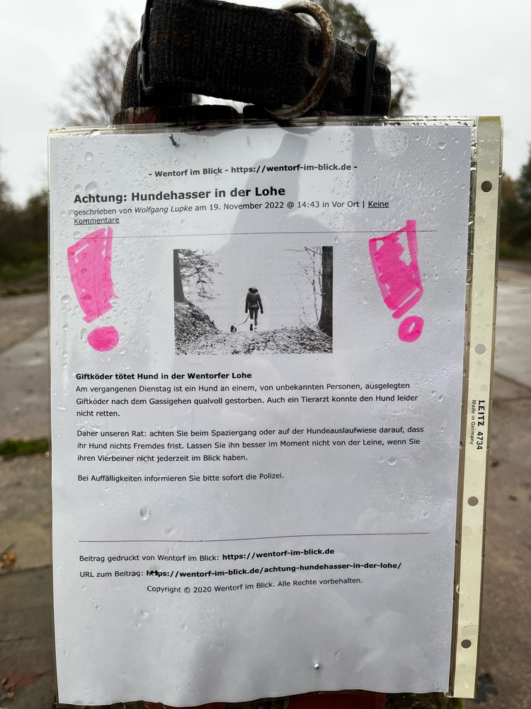 Giftköder-Giftköder in Wentorfer Lohe-Profilbild