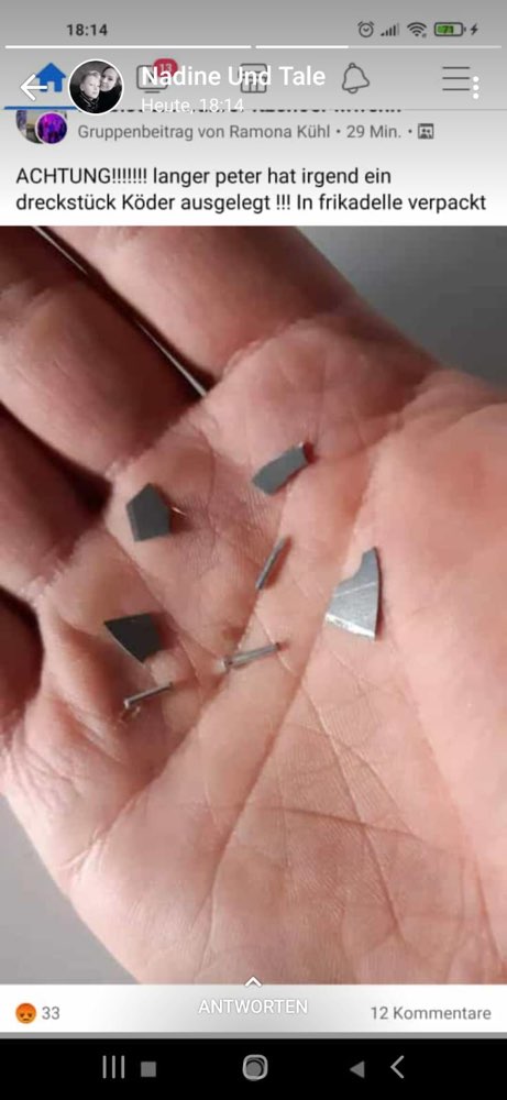 Giftköder-Frikadellen mit Nägeln und Scherben-Profilbild