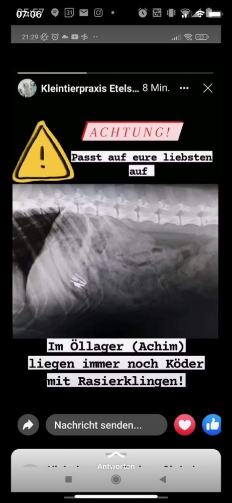 Giftköder-Rasierklingen im Stadtwald/Öllager-Profilbild