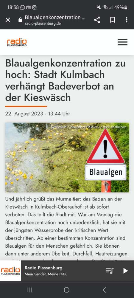 Giftköder-Blaualgenkonzentration zu hoch-Profilbild