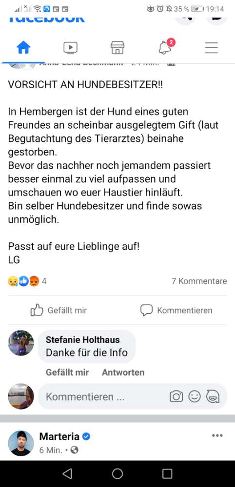 Giftköder-Gift in Hembergen-Profilbild