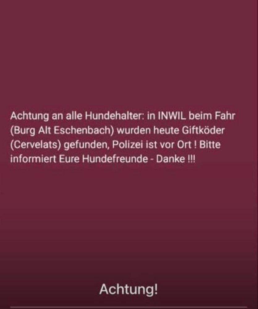 Giftköder-Cervelat mit Giftköder-Profilbild