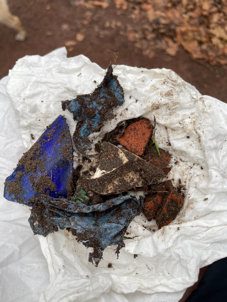 Giftköder-Maulwurfshügel mit Glasscherben-Profilbild