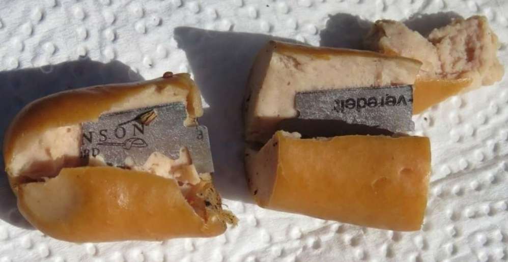Giftköder-Wurst mit Rasierklingen-Profilbild