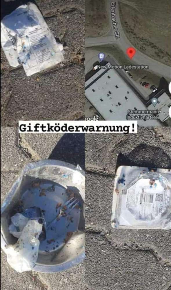 Giftköder-Rattengift unterhalb von Aldi-Profilbild
