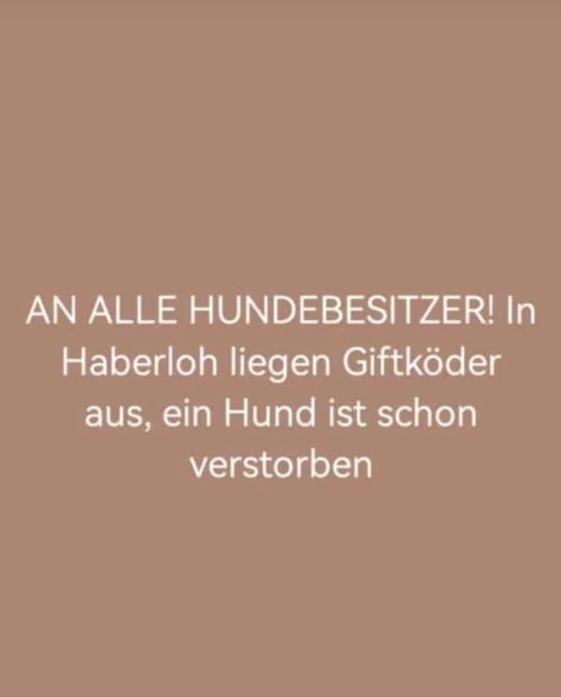 Giftköder-Eventuell Giftköder!!!-Profilbild