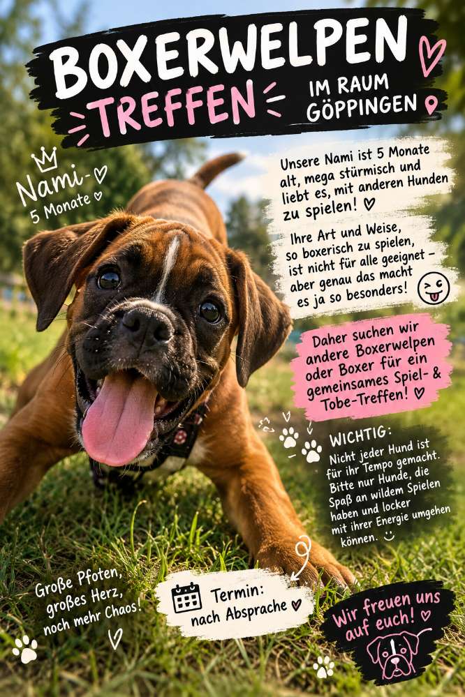 Hundetreffen-Boxerwelpen / Boxer treffen Raum Göppingen-Profilbild