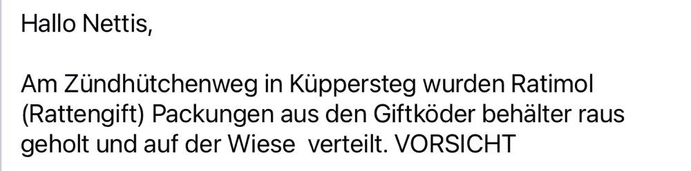 Giftköder-Verteiltes Rattengift-Profilbild