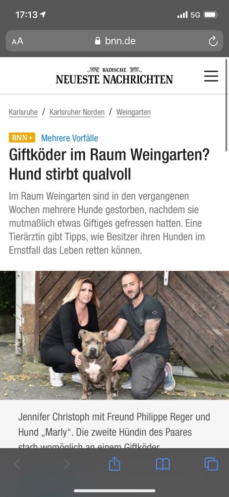 Giftköder-Achtung noch immer gibt es Giftköder-Profilbild