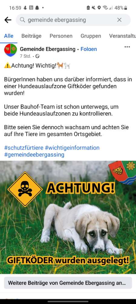 Giftköder-Köder im Hundeauslauf-Profilbild