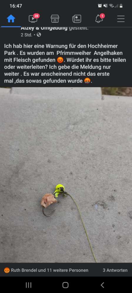 Giftköder-Fleischstücke mit Angelhaken-Profilbild