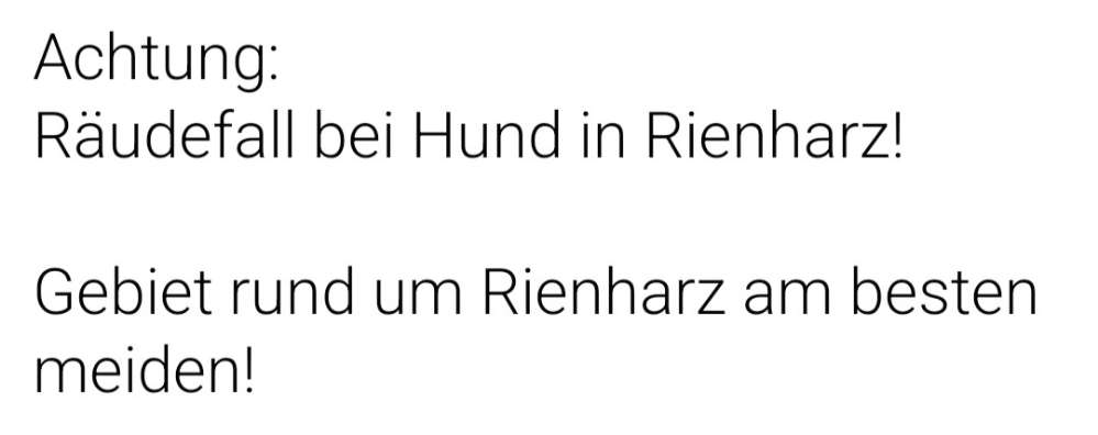 Giftköder-Fuchsräude in Rienharz-Profilbild