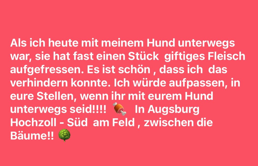 Giftköder-Giftiges Fleisch-Profilbild